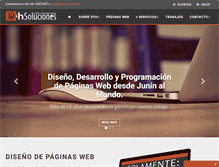Tablet Screenshot of dyhsoluciones.com